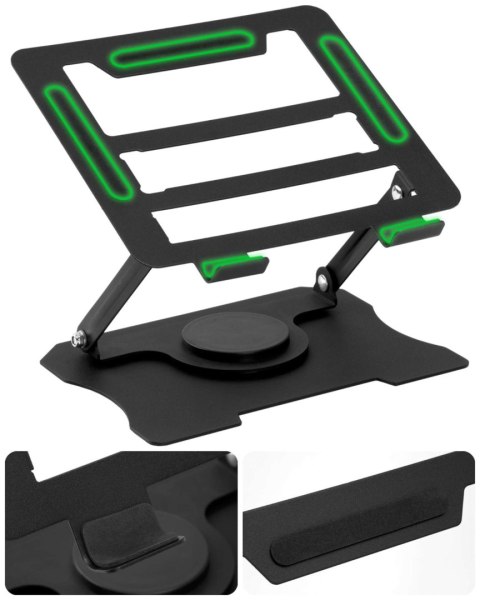 Podstawka pod laptop LAURO czarna Podstawka pod laptop LAURO czarna