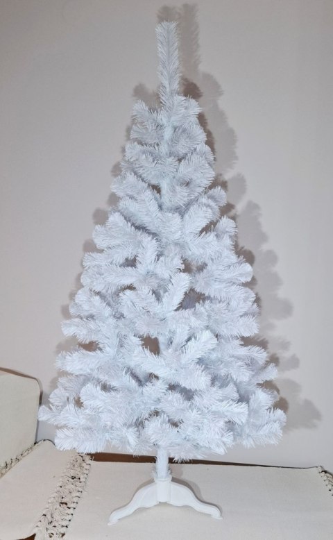 CHOINKA SZTUCZNA BIAŁA WYSOKA 150 cm + STABILNY STOJAK CHOINKA SZTUCZNA BIAŁA WYSOKA 150 cm + STABILNY STOJAK