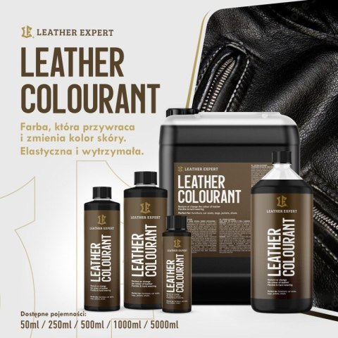 Leather Expert Colourant - Dark Grey farba do skóry naturalnej i do ekoskóry 500 ml LE-06-500C401 Leather Expert Colourant - Dark Grey farba do skóry naturalnej i do ekoskóry 500 ml LE-06-500C401