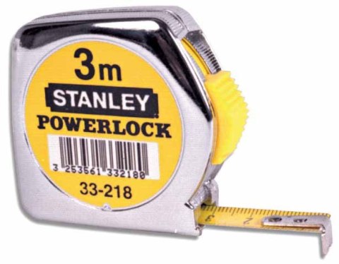 MIARA ZWIJANA 3m x 12,7mm POWERLOCK METALOWA STANLEY MIARA ZWIJANA 3m x 12,7mm POWERLOCK METALOWA STANLEY