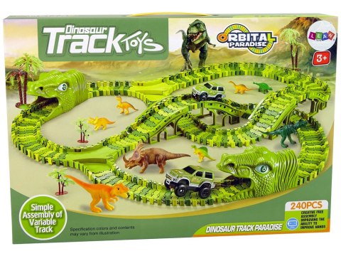 Ogromny Tor Dinozaurów Park Samochód Figurki Ogromny Tor Dinozaurów Park Samochód Figurki