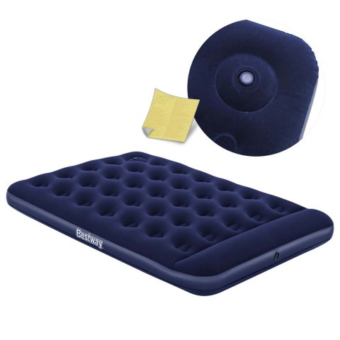 Materac dmuchany z pompką 191 x 137 x 28 cm Bestway 67225 Materac dmuchany z pompką 191 x 137 x 28 cm Bestway 67225