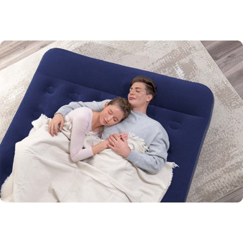 Materac dmuchany z pompką 203 x 152 x 28 cm Bestway 67226 Materac dmuchany z pompką 203 x 152 x 28 cm Bestway 67226