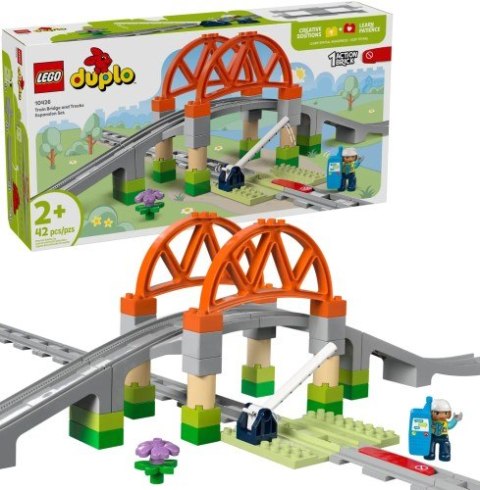 10426 - LEGO DUPLO - Most i tory kolejowe — zestaw rozszerzający 10426 - LEGO DUPLO - Most i tory kolejowe — zestaw rozszerzający