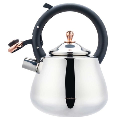 CZAJNIK STALOWY Z GWIZDKIEM 2,8L KLAUSBERG KB-7776 CZAJNIK STALOWY Z GWIZDKIEM 2,8L KLAUSBERG KB-7776