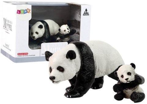 Zestaw 2 Figurek Panda z młodą Pandą Zwierzęta Świata Zestaw 2 Figurek Panda z młodą Pandą Zwierzęta Świata