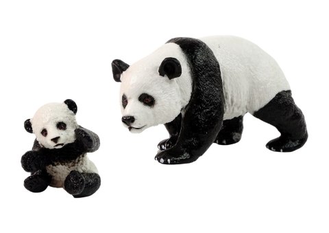 Zestaw 2 Figurek Panda z młodą Pandą Zwierzęta Świata Zestaw 2 Figurek Panda z młodą Pandą Zwierzęta Świata