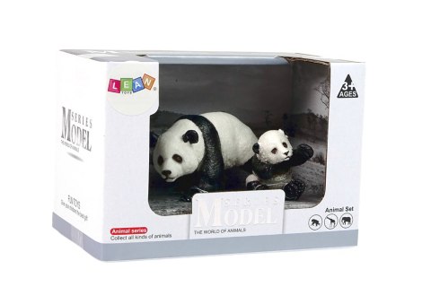 Zestaw 2 Figurek Panda z młodą Pandą Zwierzęta Świata Zestaw 2 Figurek Panda z młodą Pandą Zwierzęta Świata
