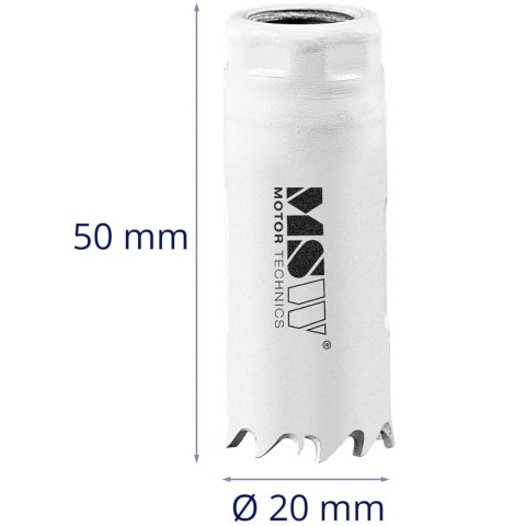 Otwornica bimetalowa wiertło do metalu drewna tworzyw sztucznych śr. 20 mm Otwornica bimetalowa wiertło do metalu drewna tworzyw sztucznych śr. 20 mm