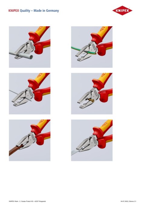 SZCZYPCE UNIWERSALNE 180MM O ZWIĘKSZONYM PRZEŁOŻENIU SZCZYPCE UNIWERSALNE 180MM O ZWIĘKSZONYM PRZEŁOŻENIU