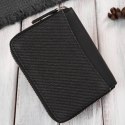 Portfel męski skórzany pionowy AY-06-BL i torba męska na laptopa AY-02-BL zestaw ZUP-140