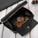 Portfel męski skórzany pionowy AY-06-BL i torba męska na laptopa AY-02-BL zestaw ZUP-140