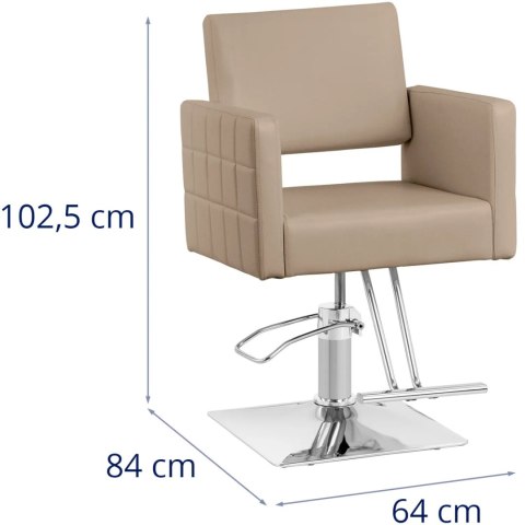 Fotel fryzjerski barberski kosmetyczny z podnóżkiem Physa RIBBLETON - beżowy Fotel fryzjerski barberski kosmetyczny z podnóżkiem Physa RIBBLETON - beżowy