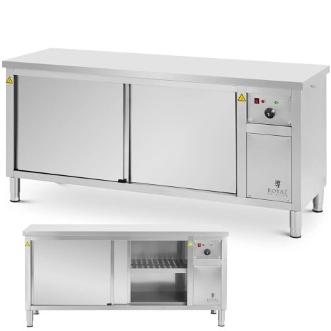 Szafa grzewcza podgrzewacz do talerzy 30-80 C 180 x 60 x 85 cm 2.4kW Szafa grzewcza podgrzewacz do talerzy 30-80 C 180 x 60 x 85 cm 2.4kW