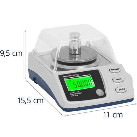 Waga laboratoryjna precyzyjna z osłoną 0.1-60 g / 0.005 g Waga laboratoryjna precyzyjna z osłoną 0.1-60 g / 0.005 g