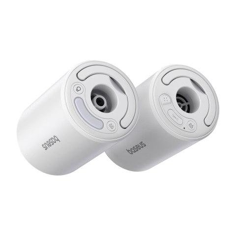 2w1 Pompka turystyczna do materaca i latarką LED PocketGo Pro - biała 2w1 Pompka turystyczna do materaca i latarką LED PocketGo Pro - biała