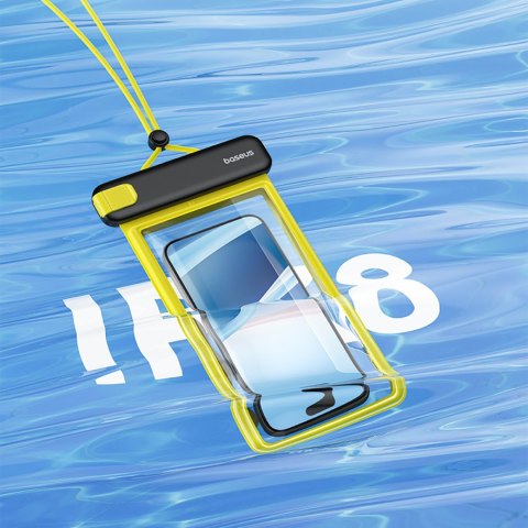 Etui wodoodporne do telefonu 7.2'' IPX8 Deep Dive 4 warstwy - czarno-żółte Etui wodoodporne do telefonu 7.2'' IPX8 Deep Dive 4 warstwy - czarno-żółte