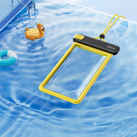 Etui wodoodporne do telefonu 7.2'' IPX8 Deep Dive 4 warstwy - czarno-żółte Etui wodoodporne do telefonu 7.2'' IPX8 Deep Dive 4 warstwy - czarno-żółte