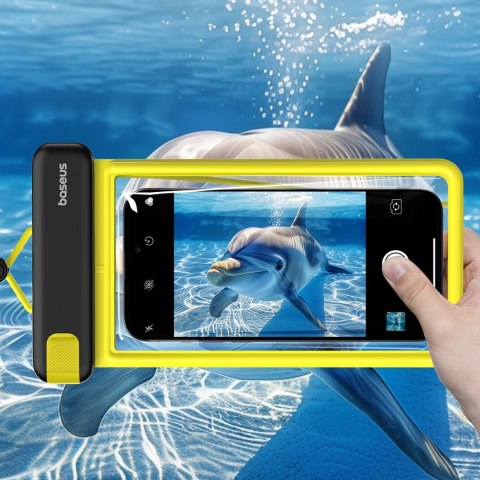 Etui wodoodporne do telefonu 7.2'' IPX8 Deep Dive 4 warstwy - czarno-żółte Etui wodoodporne do telefonu 7.2'' IPX8 Deep Dive 4 warstwy - czarno-żółte
