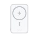 Powerbank 10000 mAh 20W MagSafe USB-A USB-C funkcja podstawki - biały