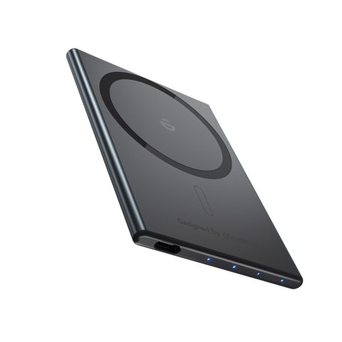 Powerbank indukcyjny 2000mAh super cienki 5W MagSafe Qi - czarny Powerbank indukcyjny 2000mAh super cienki 5W MagSafe Qi - czarny