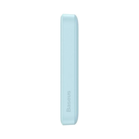 Powerbank indukcyjny Magnetic Mini 10000 mAh 20W + kabel USB-C - niebieski Powerbank indukcyjny Magnetic Mini 10000 mAh 20W + kabel USB-C - niebieski