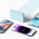 Powerbank indukcyjny Magnetic Mini 10000 mAh 30W + kabel USB-C - niebieski