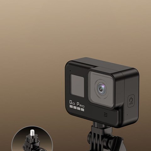Selfie stick teleskopowy z pilotem statyw na telefon 1.75m aluminium - czarny Selfie stick teleskopowy z pilotem statyw na telefon 1.75m aluminium - czarny