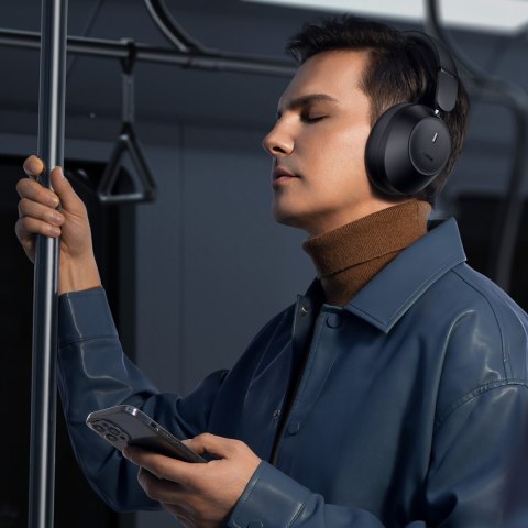 Słuchawki bezprzewodowe nauszne Bass 30 Max Bluetooth 5.3 - czarne Słuchawki bezprzewodowe nauszne Bass 30 Max Bluetooth 5.3 - czarne