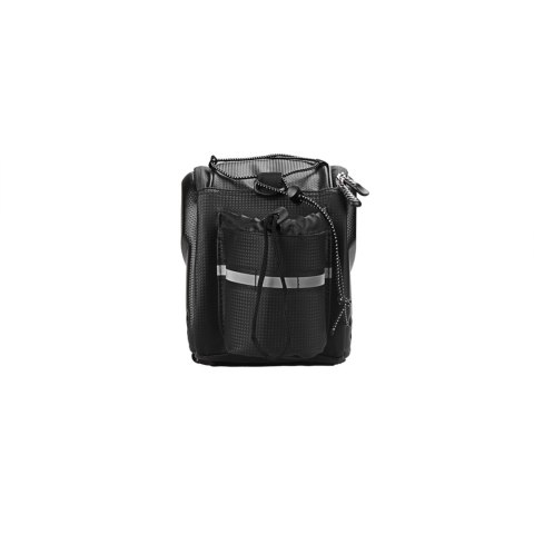 Torba rowerowa 10l na bagażnik z kieszeniami bocznymi 38.5x19.5x16cm - czarna Torba rowerowa 10l na bagażnik z kieszeniami bocznymi 38.5x19.5x16cm - czarna