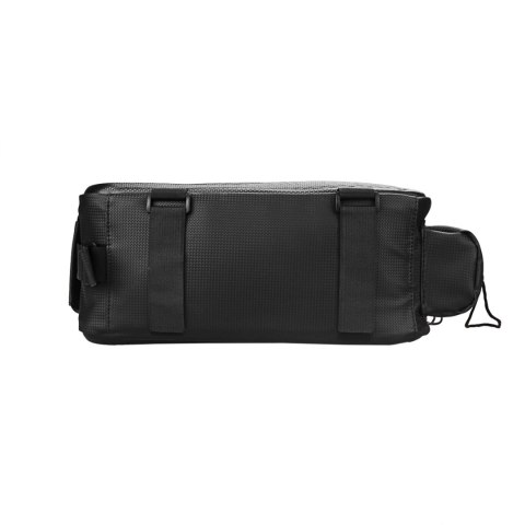 Torba rowerowa 10l na bagażnik z kieszeniami bocznymi 38.5x19.5x16cm - czarna Torba rowerowa 10l na bagażnik z kieszeniami bocznymi 38.5x19.5x16cm - czarna