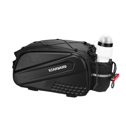 Torba rowerowa 10l na bagażnik z kieszeniami bocznymi 38.5x19.5x16cm - czarna Torba rowerowa 10l na bagażnik z kieszeniami bocznymi 38.5x19.5x16cm - czarna