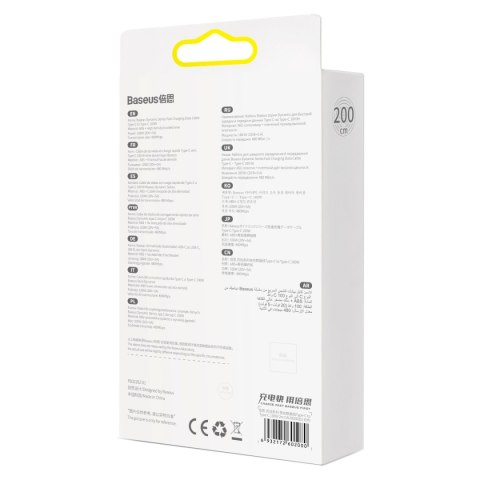 Kabel przewód Dynamic Series USB-C - USB-C 100W 1m - biały Kabel przewód Dynamic Series USB-C - USB-C 100W 1m - biały