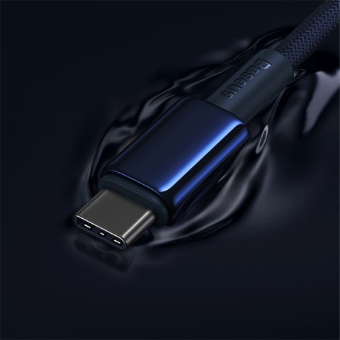 Kabel przewód Tungsten Gold USB-C - USB-C 100W 2m - granatowy Kabel przewód Tungsten Gold USB-C - USB-C 100W 2m - granatowy
