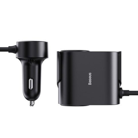 Ładowarka 2x gniazdo zapalniczki Adapter High Efficiency Pro USB-A USB-C 30W - czarny Ładowarka 2x gniazdo zapalniczki Adapter High Efficiency Pro USB-A USB-C 30W - czarny