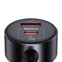Ładowarka 2x gniazdo zapalniczki Adapter High Efficiency Pro USB-A USB-C 30W - czarny