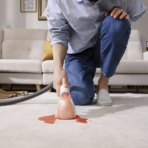 Odkurzacz piorący parownica Deep Cleaning 1900W z funkcją czyszczenia parowego B200 + szczotka - biały Odkurzacz piorący parownica Deep Cleaning 1900W z funkcją czyszczenia parowego B200 + szczotka - biały