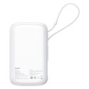 Power bank 10000mAh Qpow Pro+ 22.5W USB-C - biały