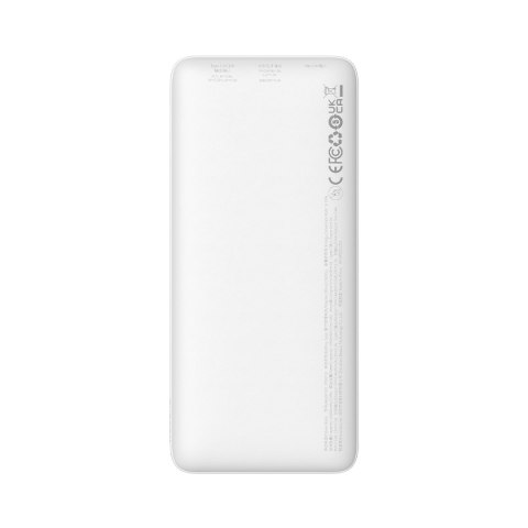 Powerbank Airpow 20W 10000mAh z kablem USB-A - USB-C 30cm - biały Powerbank Airpow 20W 10000mAh z kablem USB-A - USB-C 30cm - biały