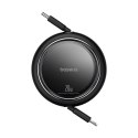 Kabel przewód zwijany Free2Pull USB-C - iPhone Lightning 20W 1m - czarny