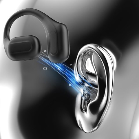 Słuchawki bezprzewodowe U17Pro nauszne z Bluetooth 5.3 i ANC - czarne Słuchawki bezprzewodowe U17Pro nauszne z Bluetooth 5.3 i ANC - czarne