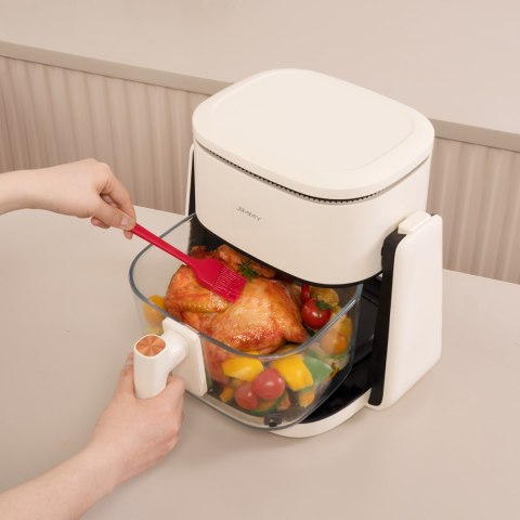 2w1 Frytkownica beztłuszczowa garnek i patelnia JIMMY AF3 Air Fryer - beżowy czarny 2w1 Frytkownica beztłuszczowa garnek i patelnia JIMMY AF3 Air Fryer - beżowy czarny