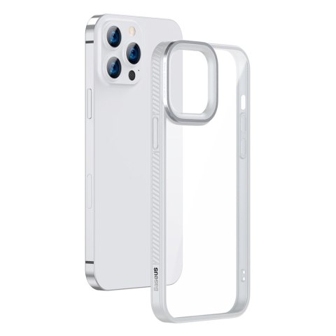 Pancerne odporne etui do iPhone 13 Pro z żelową ramką szary Pancerne odporne etui do iPhone 13 Pro z żelową ramką szary
