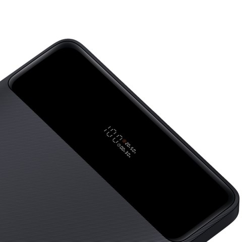 Powerbank 20000 mAh 2x USB-A 2x USB-C 100W + kabel USB-C - czarny Powerbank 20000 mAh 2x USB-A 2x USB-C 100W + kabel USB-C - czarny