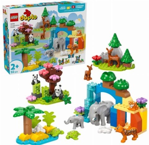 10446 - LEGO DUPLO - Rodziny dzikich zwierząt 3 w 1 10446 - LEGO DUPLO - Rodziny dzikich zwierząt 3 w 1