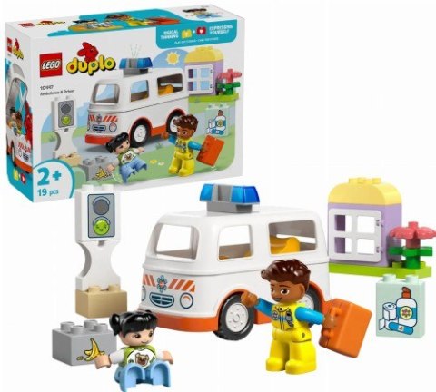 10447 - LEGO DUPLO - Karetka z kierowcą 10447 - LEGO DUPLO - Karetka z kierowcą