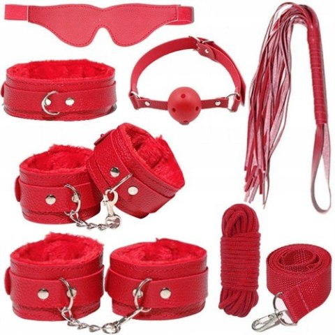 Akcesoria Erotyczne - Zestaw 7 el. KIT-7-RED Akcesoria Erotyczne - Zestaw 7 el. KIT-7-RED