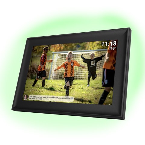 Ramka cyfrowa 10.1'' 16GB microSD WiFi USB-C Frameo PFF-1080B - czarna Ramka cyfrowa 10.1'' 16GB microSD WiFi USB-C Frameo PFF-1080B - czarna