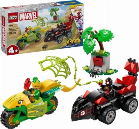 11198 - LEGO Super Heroes - Pościg Spina za Electro w dinopojeździe 11198 - LEGO Super Heroes - Pościg Spina za Electro w dinopojeździe
