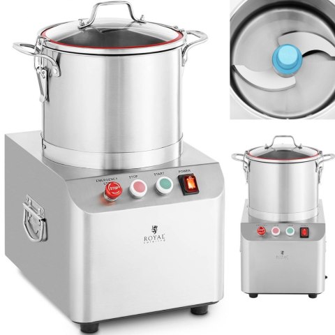 Kuter wilk gastronomiczny do siekania mielenia krojenia mięsa warzyw 1400 obr./min 10 l 750 W Kuter wilk gastronomiczny do siekania mielenia krojenia mięsa warzyw 1400 obr./min 10 l 750 W